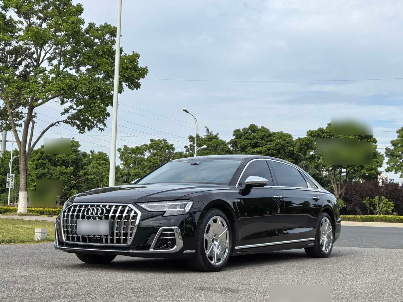 2023 Audi A8 front exterior