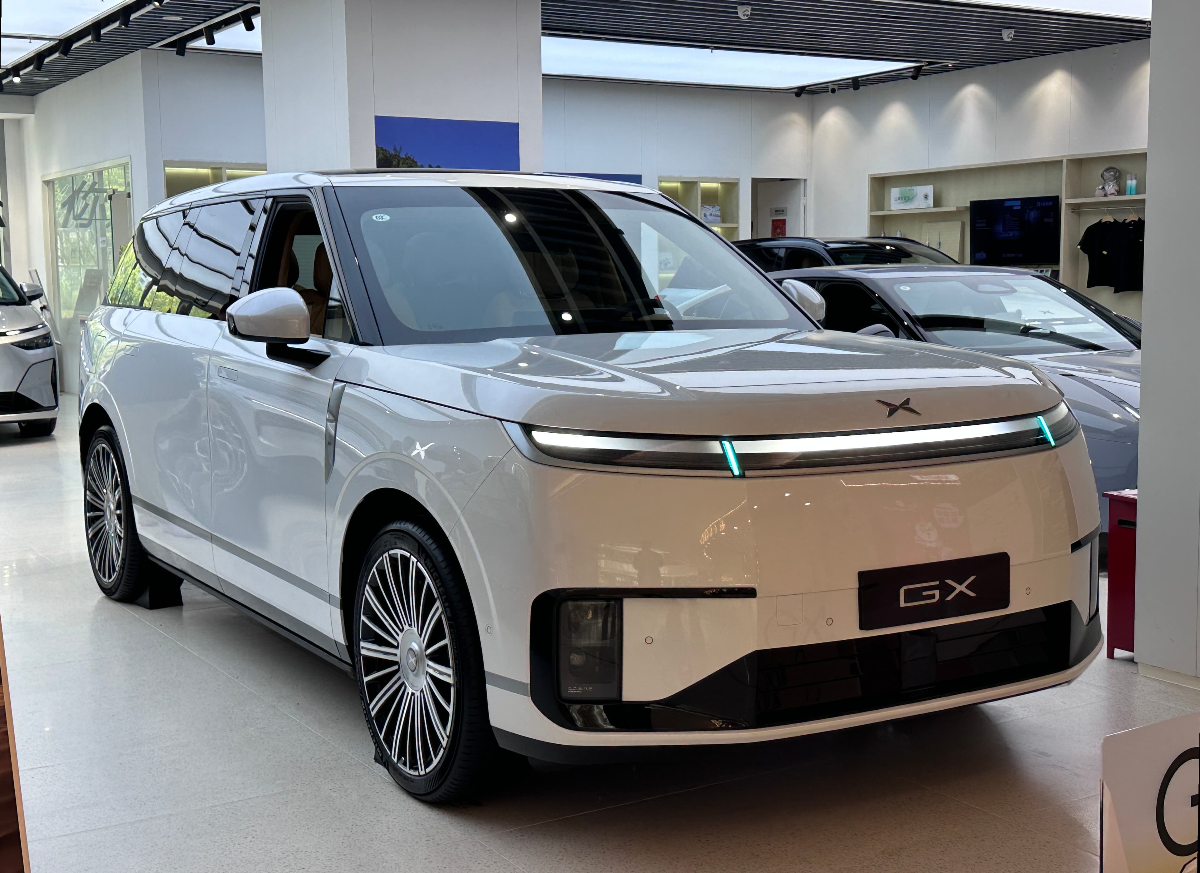 The Xpeng GX. Photo by JustAnotherCarDesigner, Wikimedia Commons (CC0) — not a DriveSino inventory photo, since the GX hasn't reached the used-export market yet.